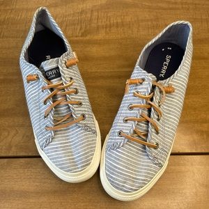 sperry striped low-rise shoes
